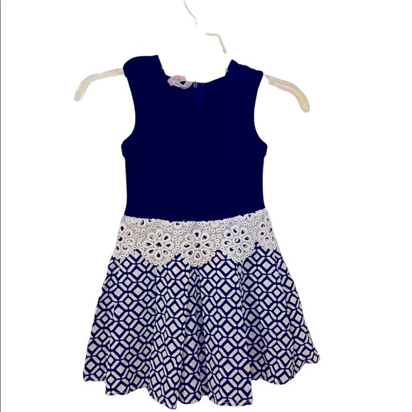 Miss Donna Navy Blue dress - Picture 2 of 5